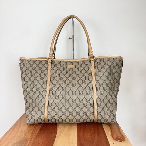 Pre-Owned Pre-owned Gucci GG Supreme Tote Bag 197954‎ - Picture 1 of 12
